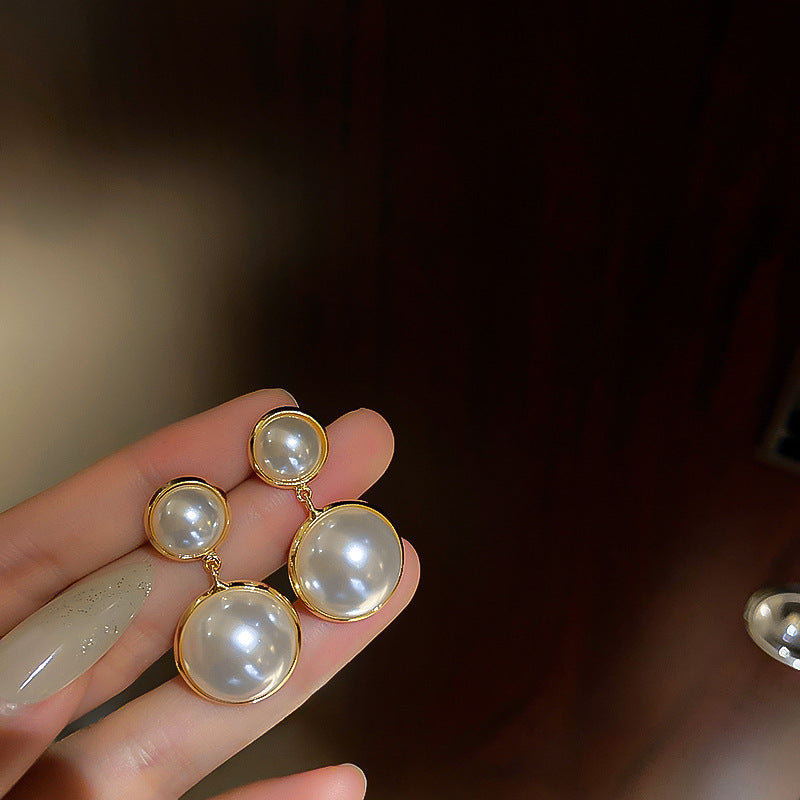 Wholesale 925 Silver Pin Vintage Earrings Pearl